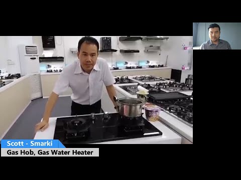 Gas hob & gas water heater